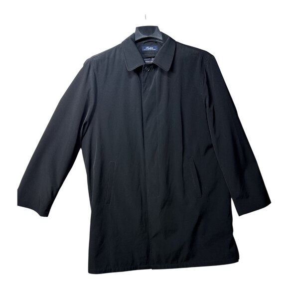 Ralph Ralph Lauren Trench OverCoat Mens Large Coated Removable Lining Rain Coat - Picture 1 of 11
